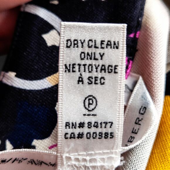 Diane Von Furstenberg Silk Shift Dress Women’s Size 6 Designer Capsule Art Print - Picture 7 of 8